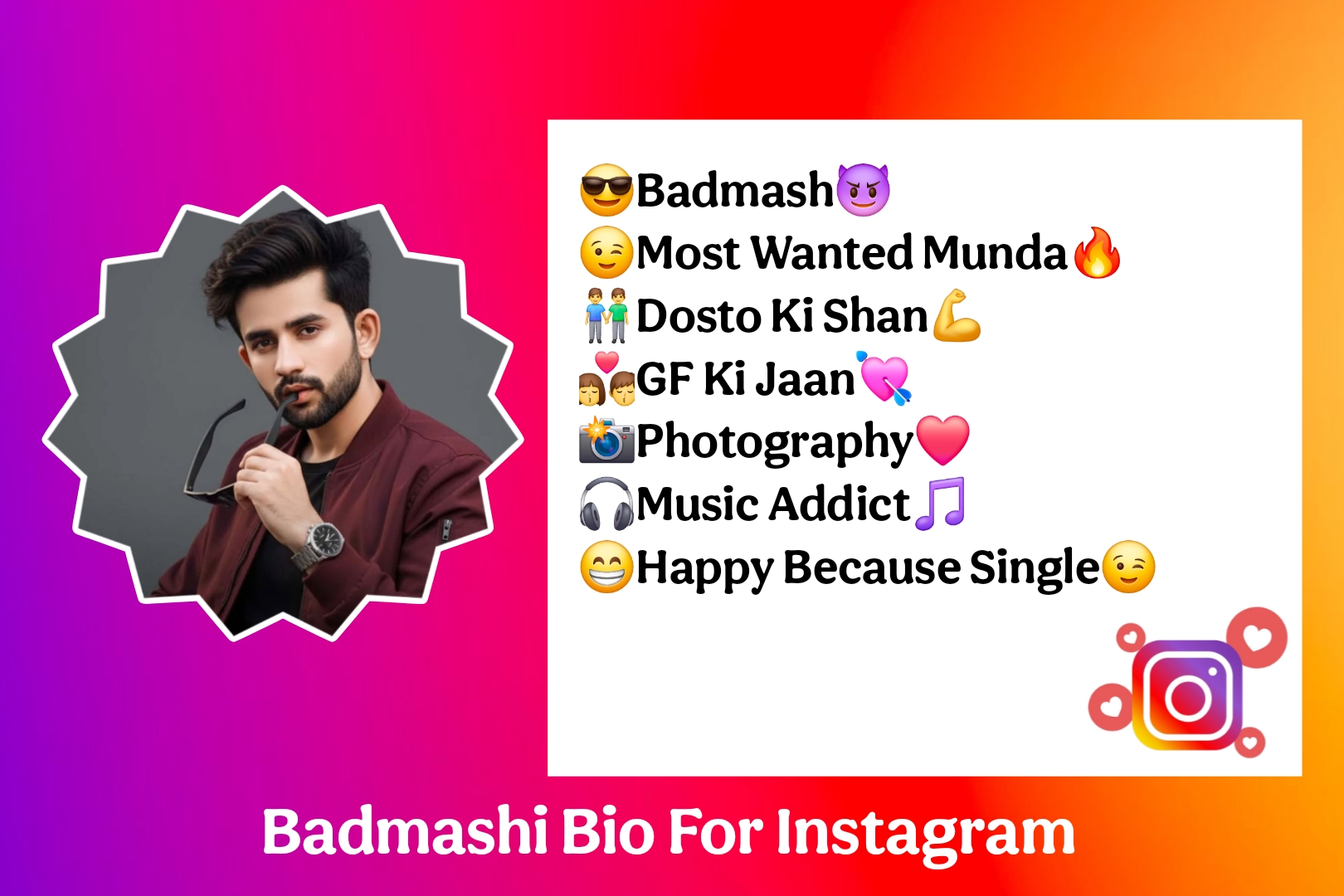 Badmashi Bio For Instagram
