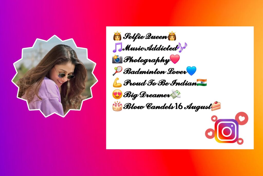 Instagram Vip Bio Stylish Font For Girls
