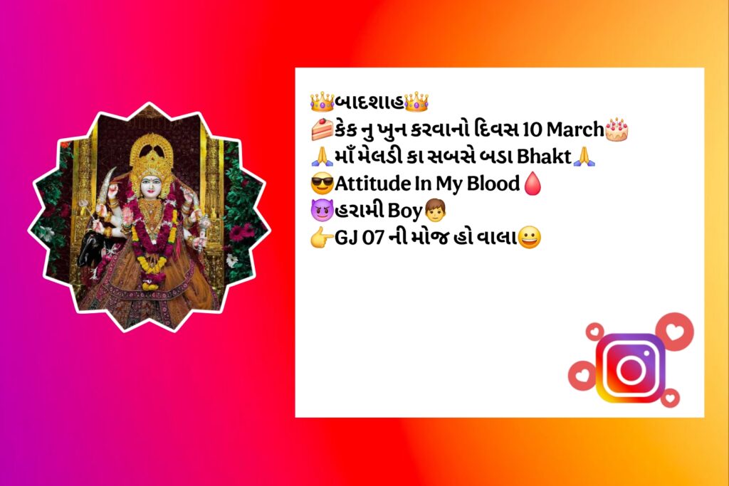 Instagram Bio For Meldi Maa